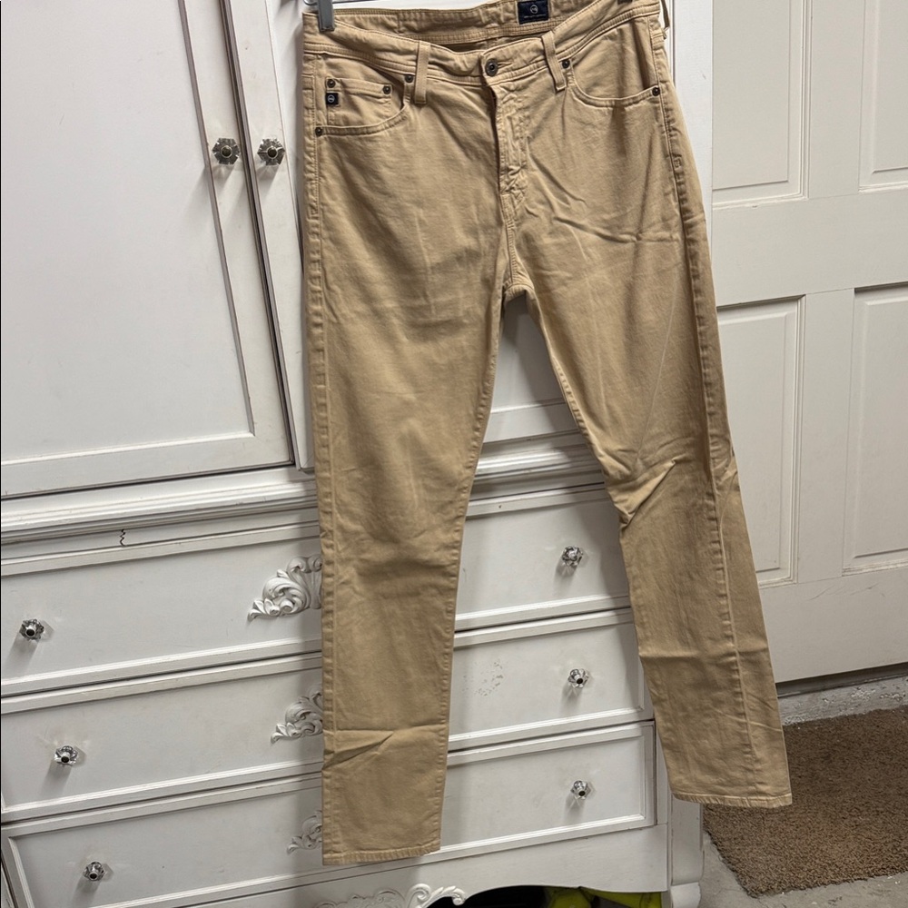 AG Adriano Goldschmied Khaki Chinos
